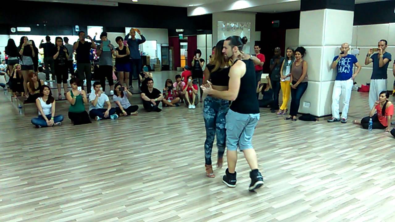Felicien Rossa & Isabelle Periac - Kizomba Extremo 2015, Demo 1 (Fundamentals & Beyond Basics)