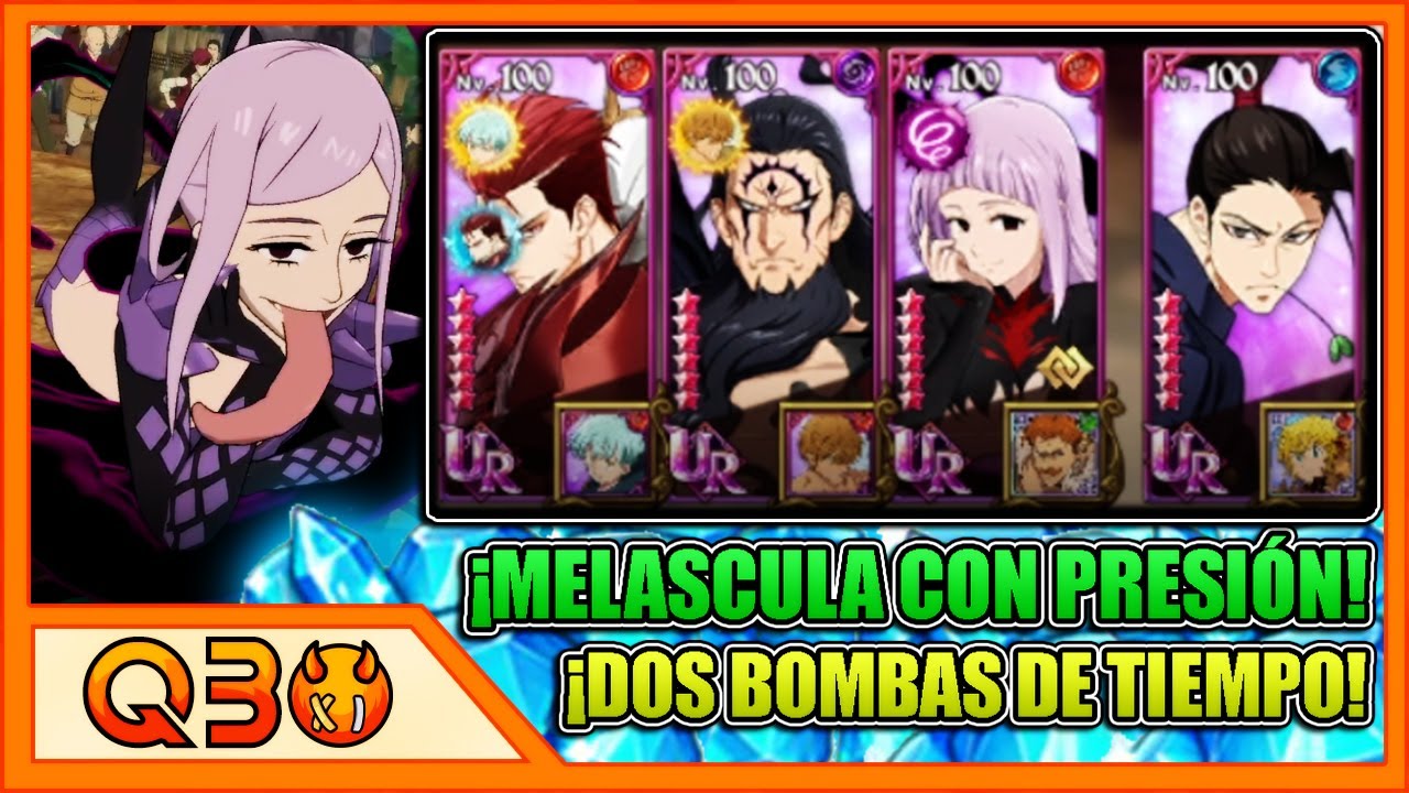 Qbo | ¡MELASCULA ES EXTREMADAMENTE TÓXICA! ¡DOS BOMBAS Y ADEMÁS INMORTALES! | 7DS: Grand Cross