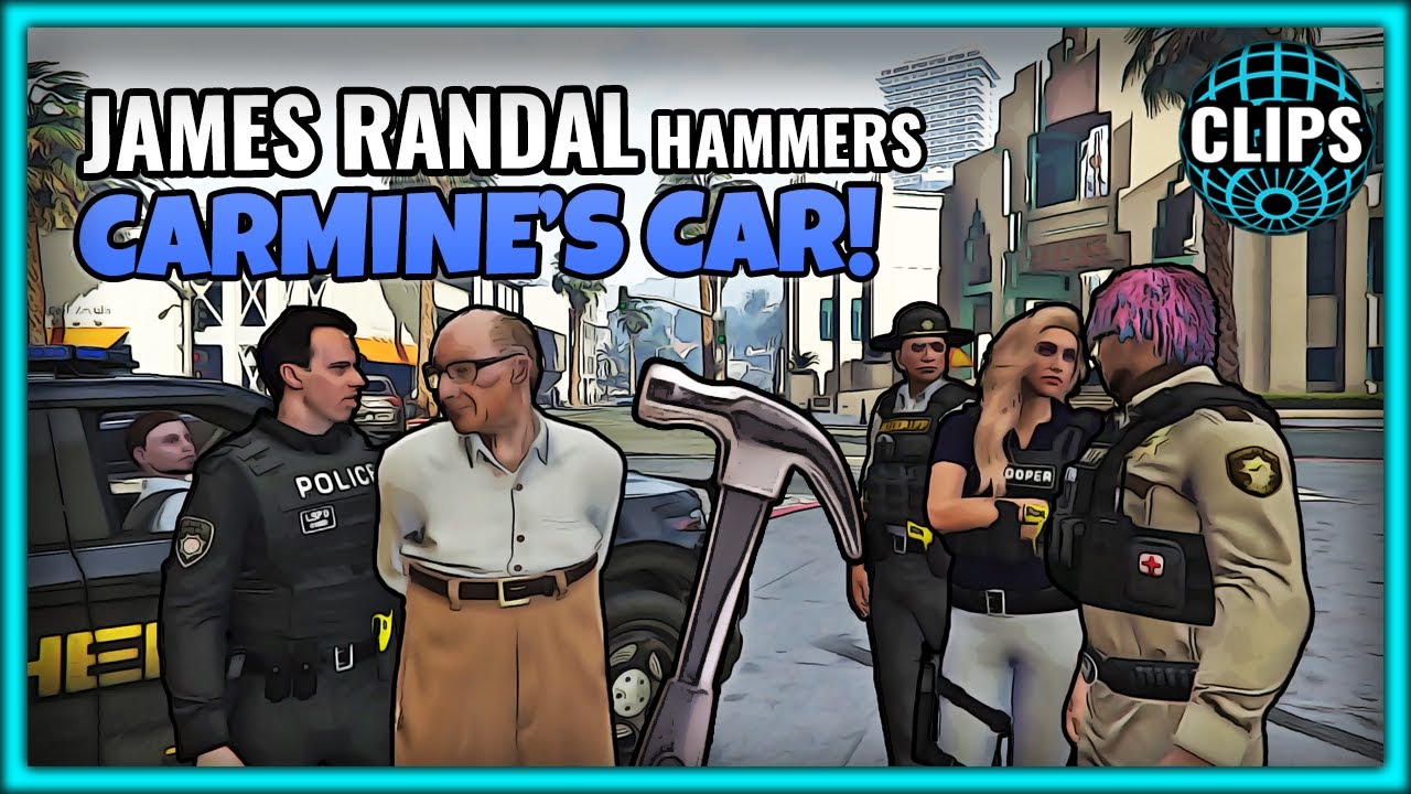 JAMES RANDAL HAMMERS CARMINE'S CAR!