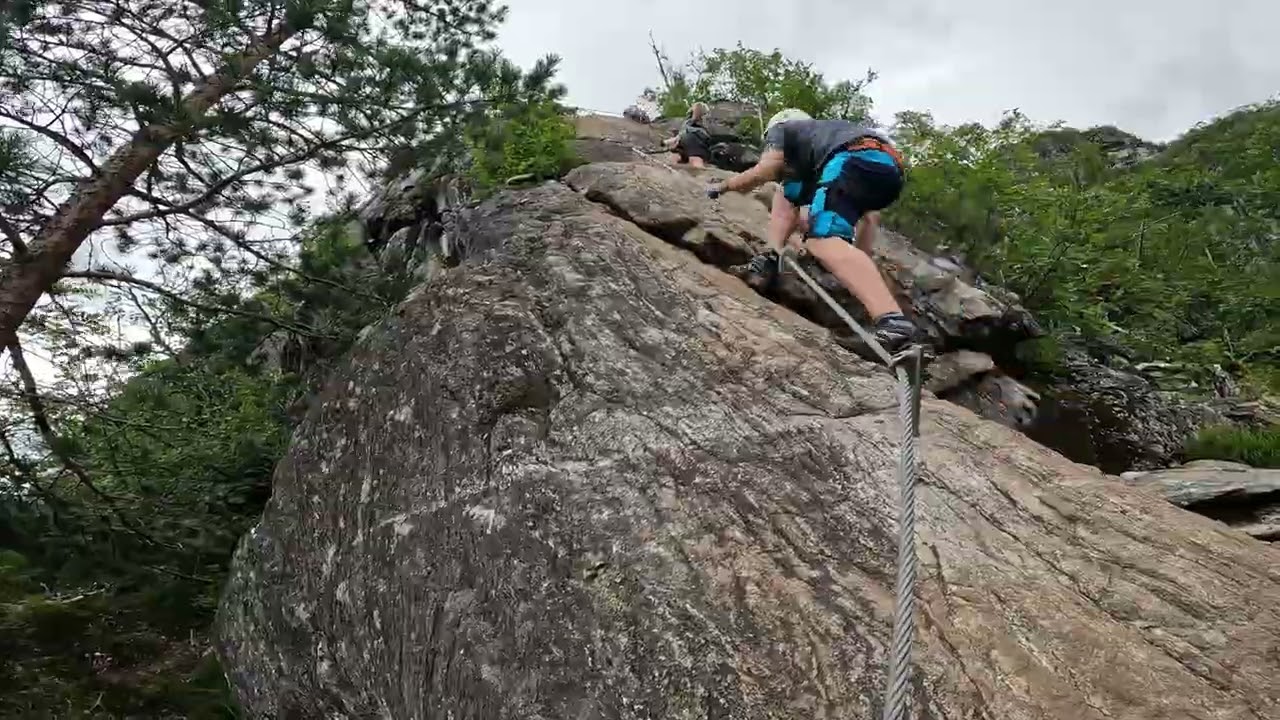 VIA FERRATA IN LOEN,NORWAY