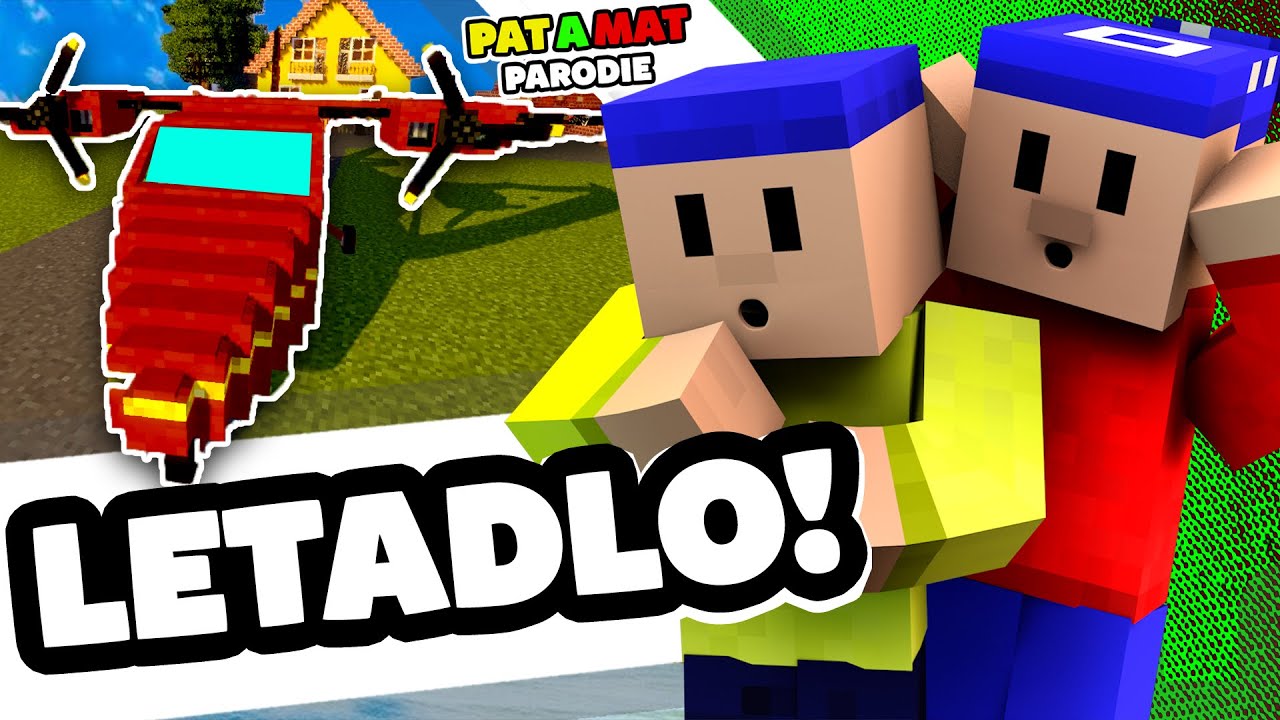 PAT A MAT PARODIE v MINECRAFTU | LETADLO