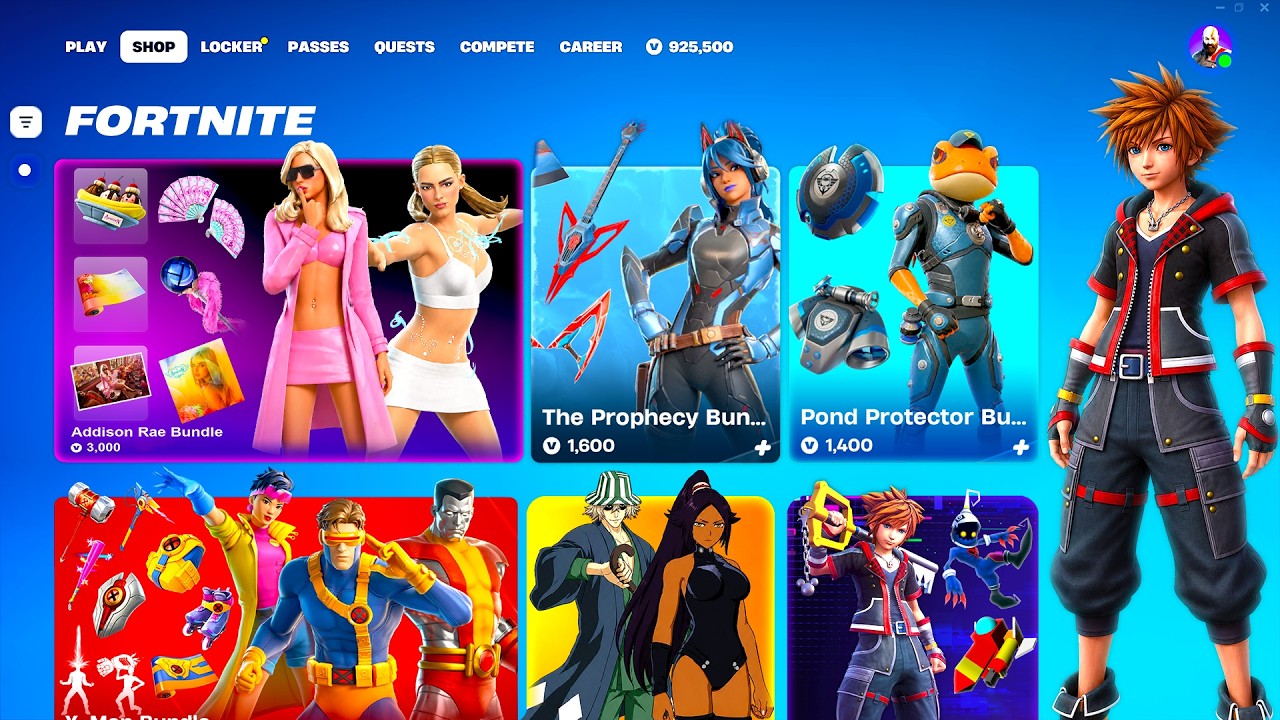 EARLY UPDATE LEAKS Fortnite (Kingdom Hearts, Addison Rae, Shop Skins & Gameplay)