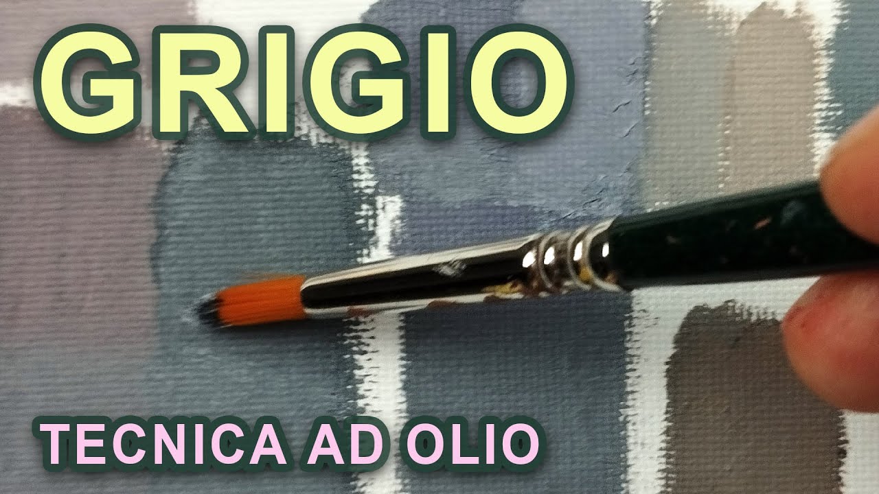 Come creare toni di grigio Esercizi con i colori a olio