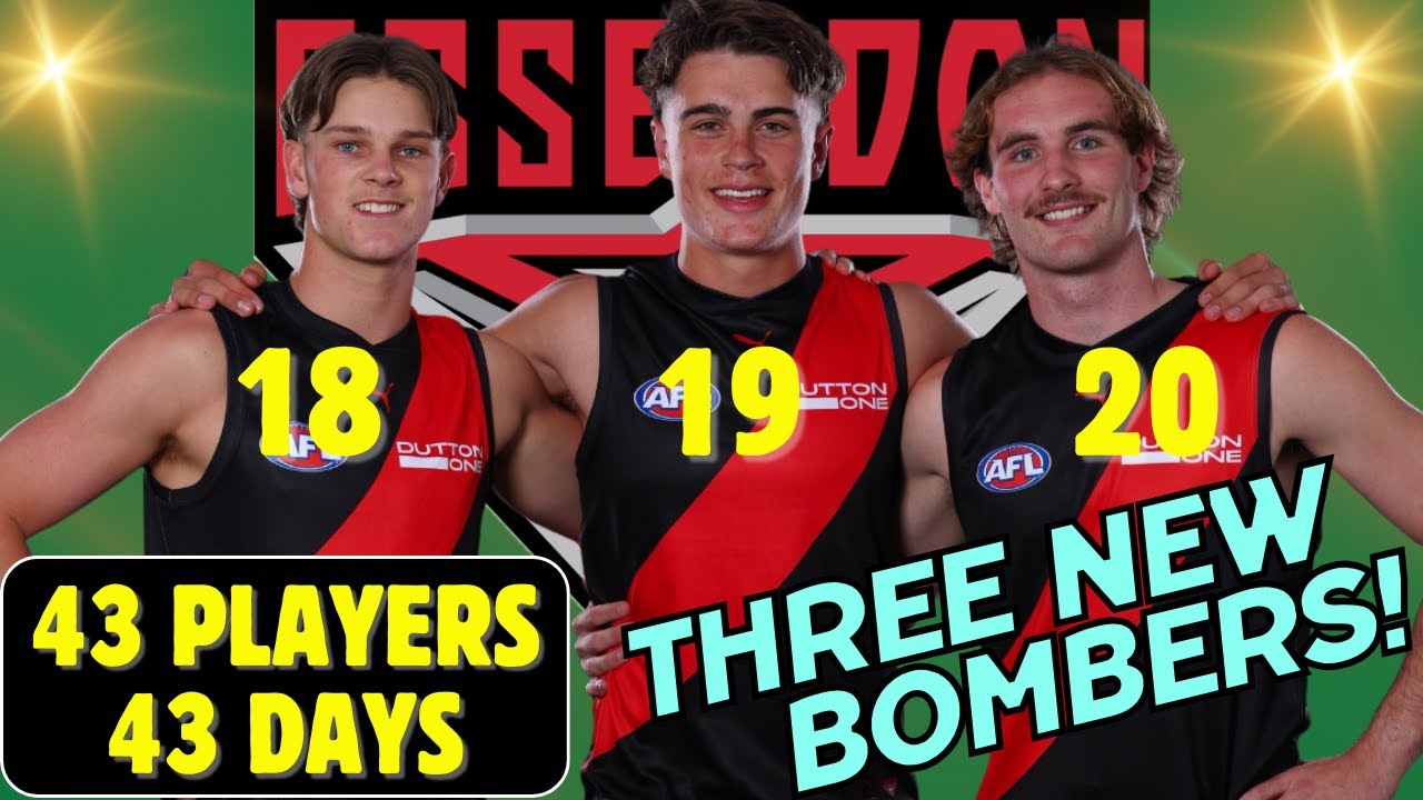 ESSENDON NAIL попал в драфт AFL 2025 с тремя выдающимися перспективными игроками. Не делайте став...