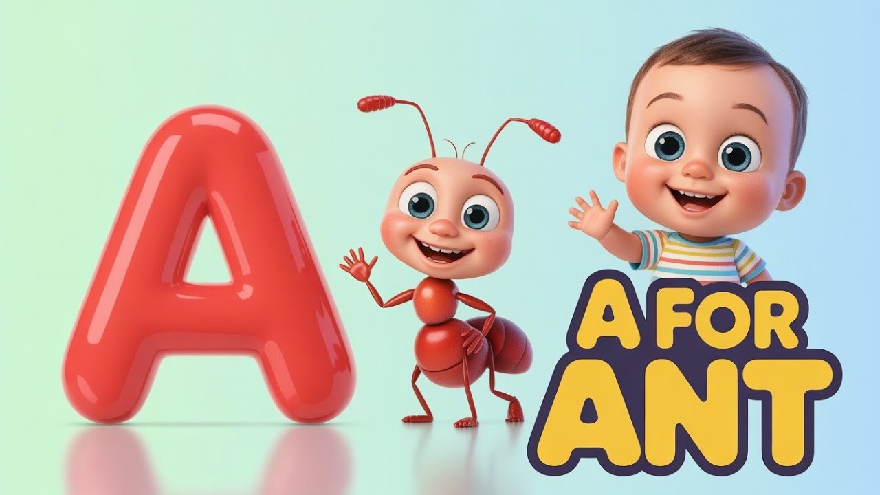 A for Apple 🍎 | ABC Alphabet for kids| Cartoon Rhymes | Phonics Song | ABC SONG'S | #newvideo#abcd 