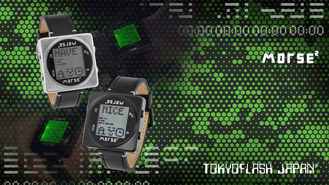 Morse 2 LCD Watch | Tokyoflash Japan