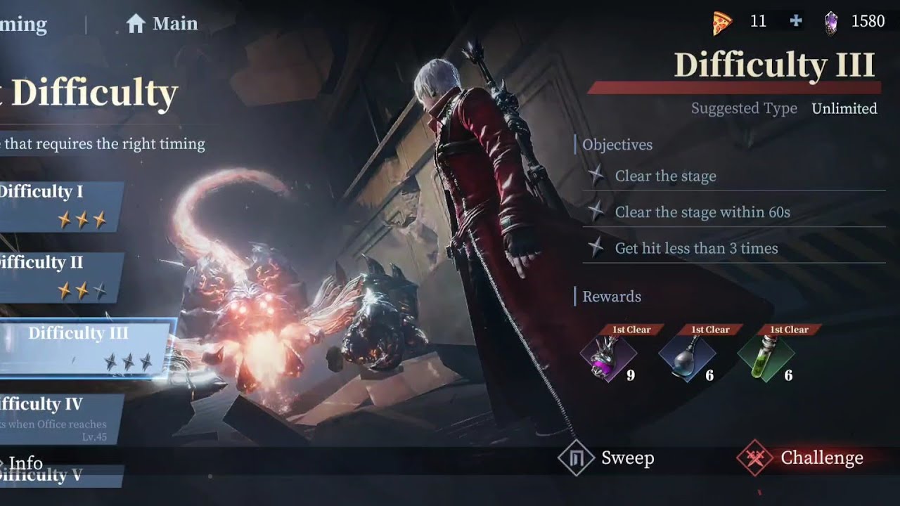 Perfect Timing Difficulty 3 III | Minotaur - Devil May Cry: Peak Of Combat - Android Asia