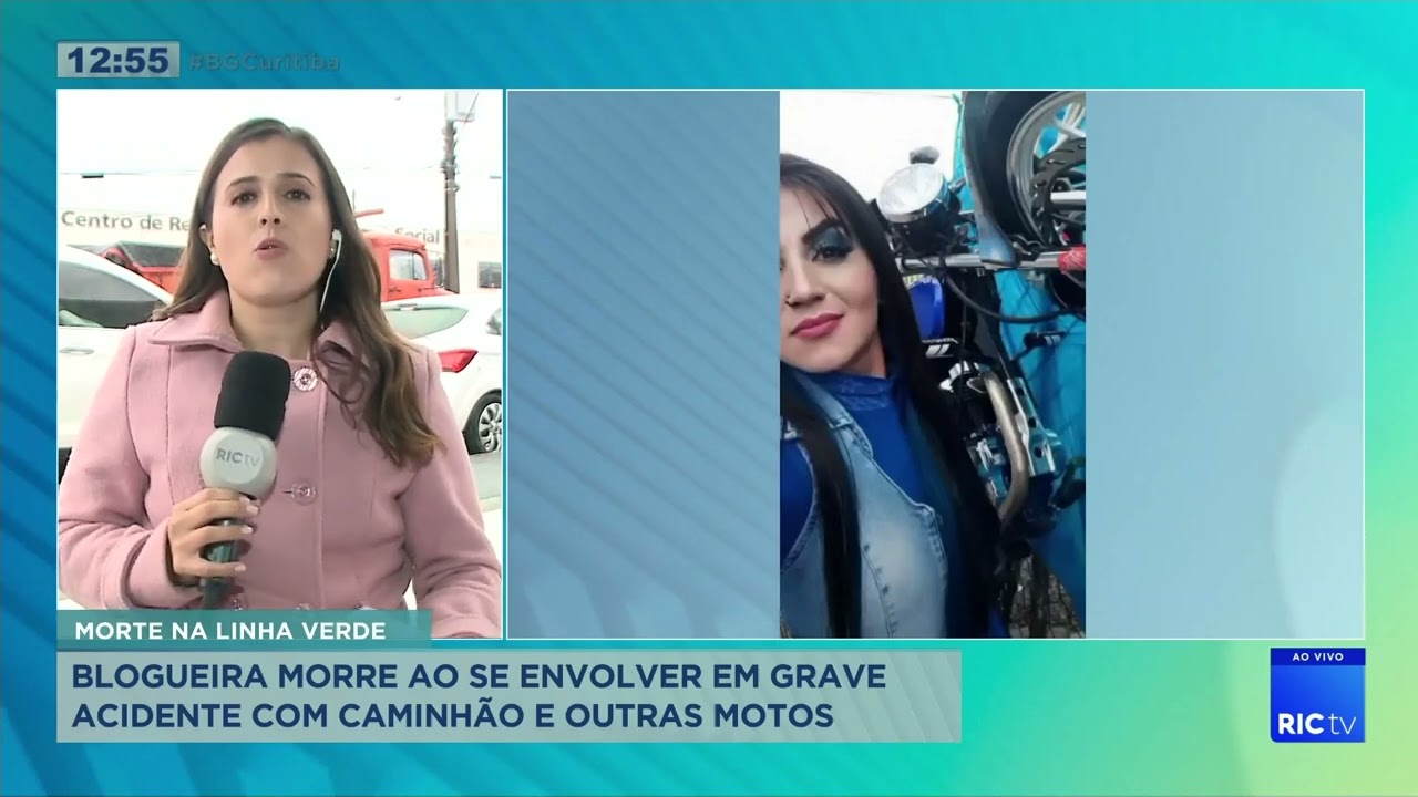 Acidente com um caminhão e motos resulta em morte na Linha Verde em Curitiba