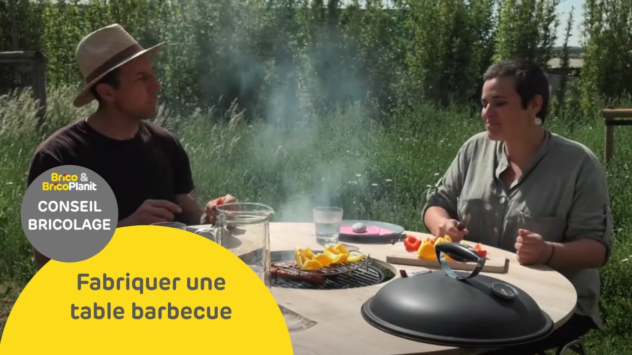 Fabriquer une table barbecue