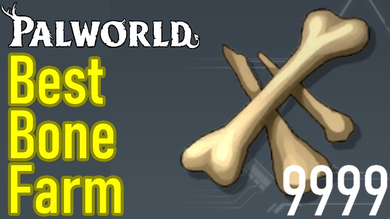 Palworld how to get bones, best bone farm enemies and locations