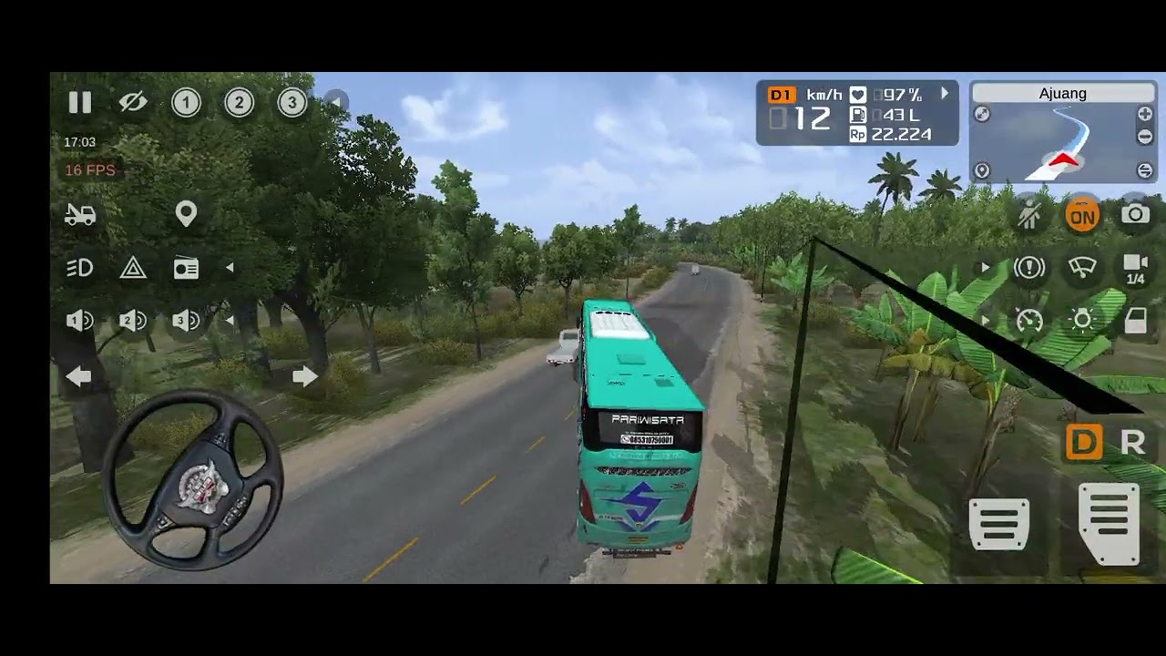 Road king  ai bus rider 😄#busgame #india #automobile #ekmotahathighumechala 