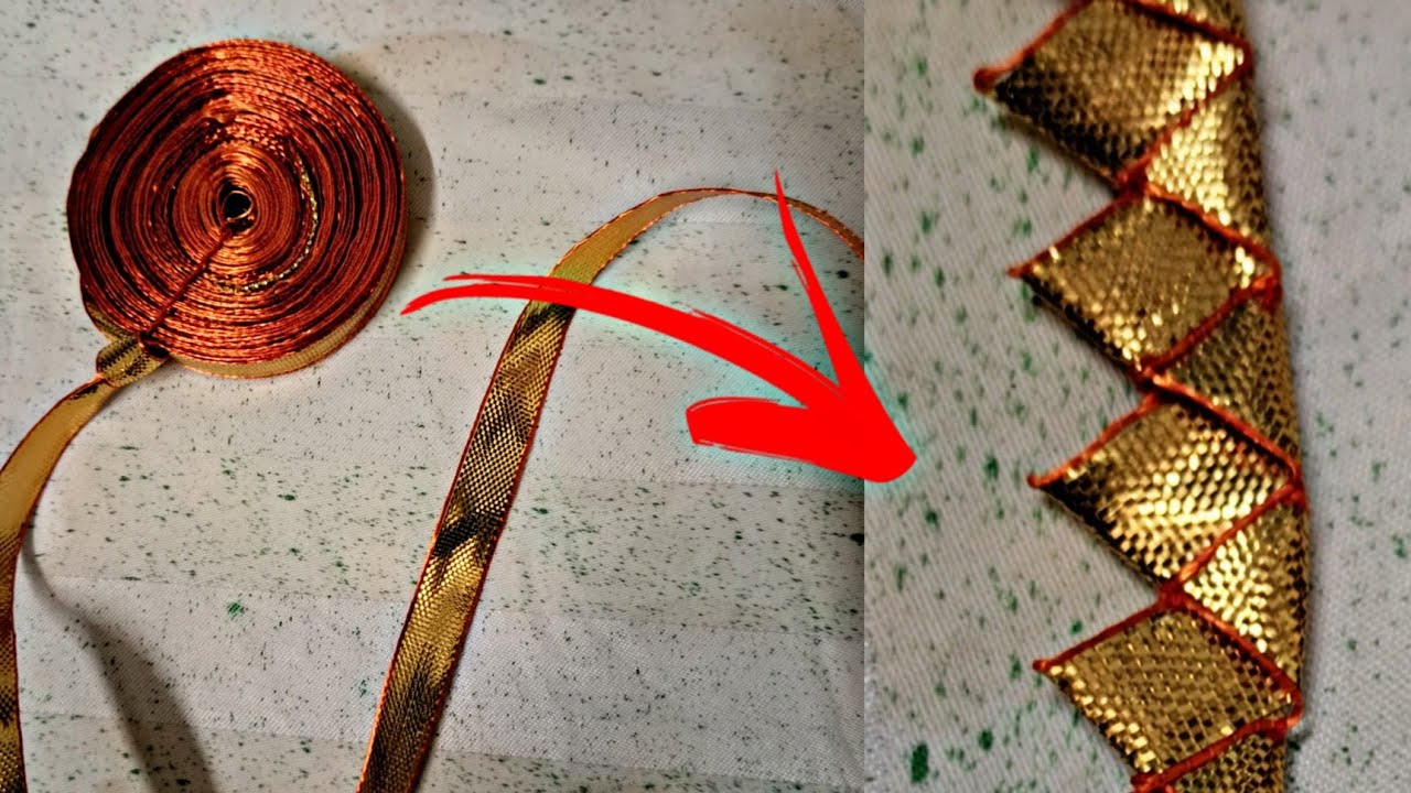 Easy Gota Patti Lace 🤩 | Rajasthani Arts