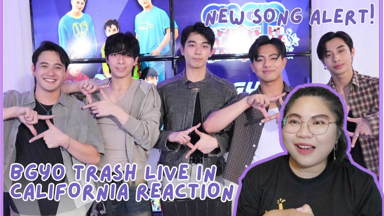 NEW SONG! BGYO Trash Live in California Reaction