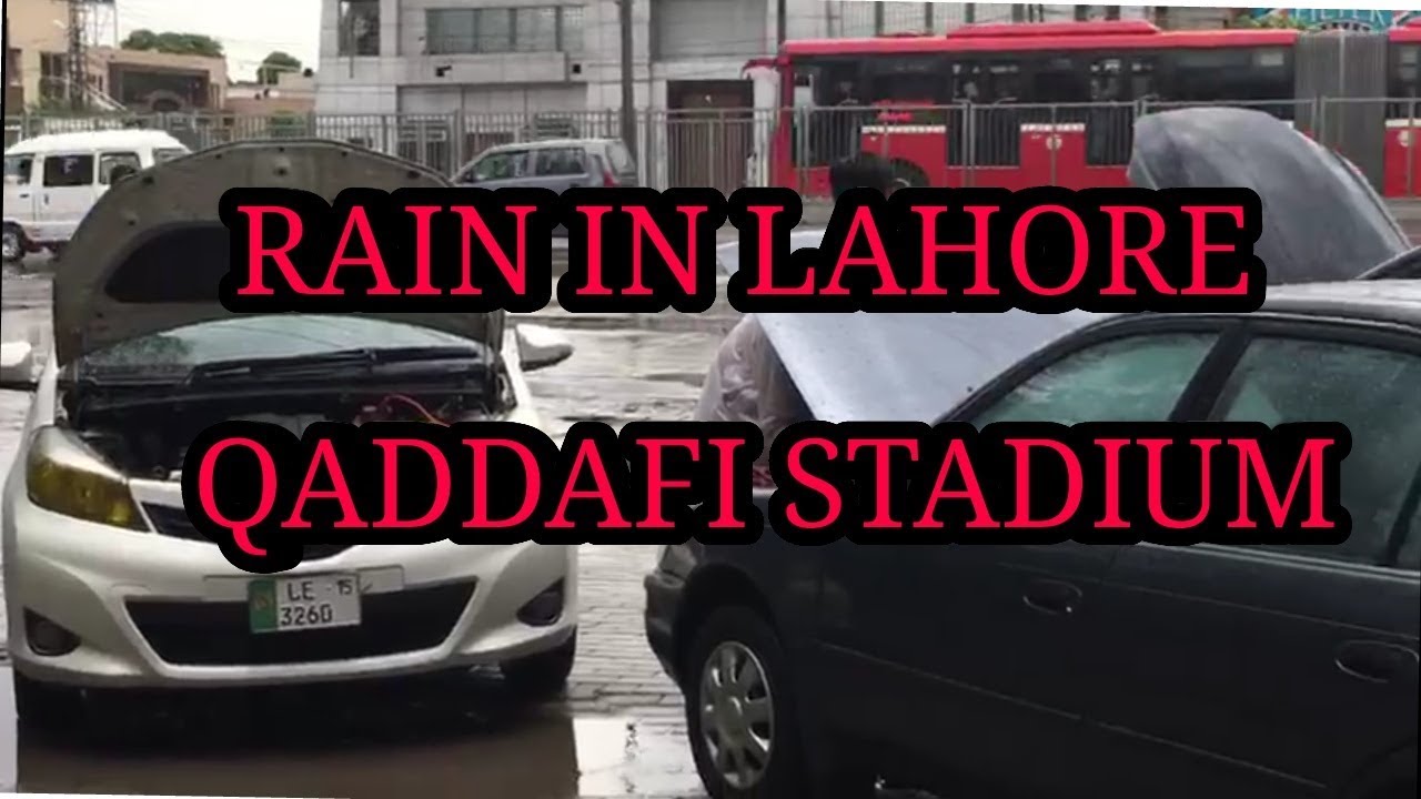 Rain in Lahore Qaddafi Stadium |July 2018