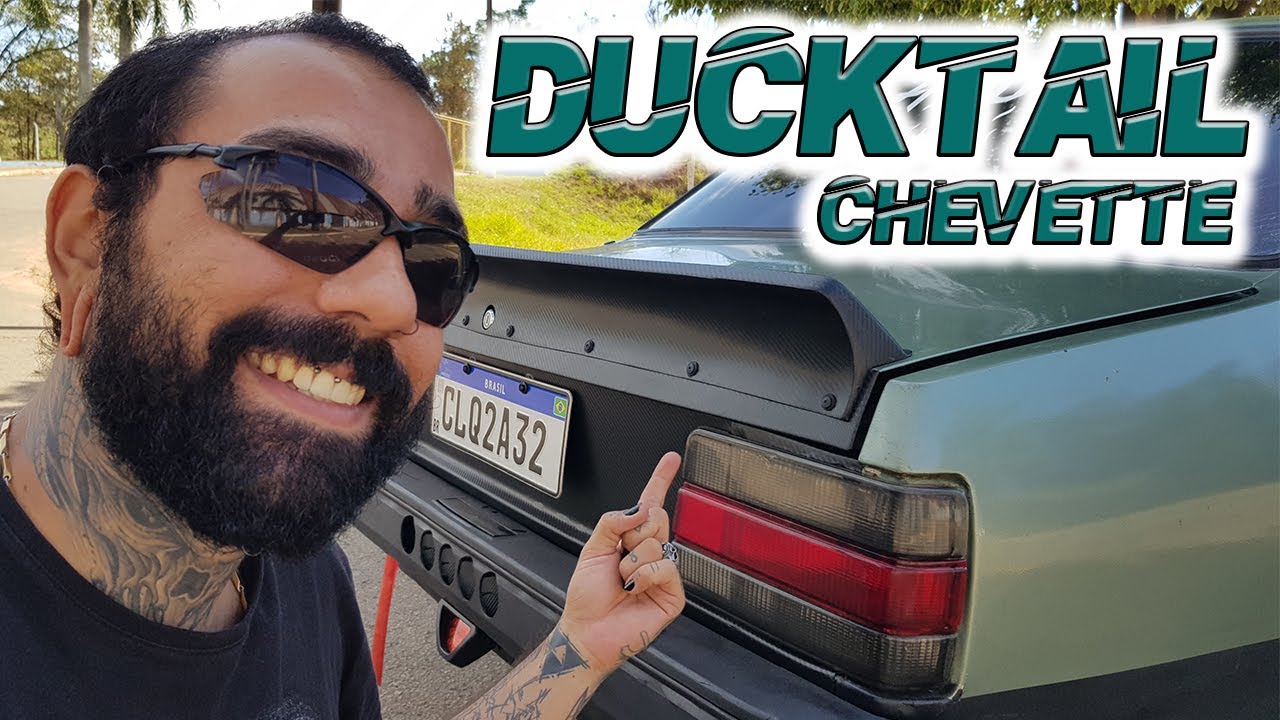AEROF&Oacute;LIO DUCKTAIL NO CHEVETTE - INSTALANDO E ENVELOPANDO