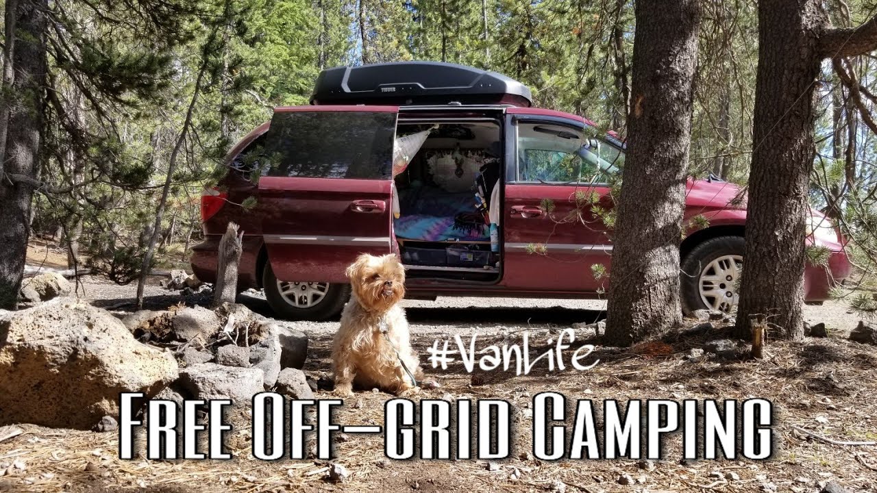 Boondocking In A Minivan Camper | What I Do On My Days Off From Camp Hosting #VanLife