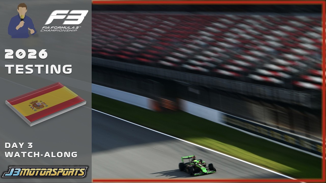 🔴 F3 | 2026 | Pre-Season Testing | #BarcelonaTest | Day 3 Watch-Along