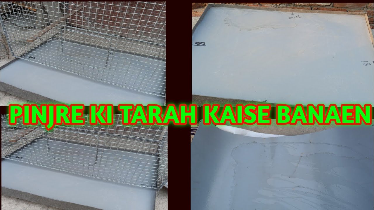 Pinjra ki Tray kaise banaen || Birds ke Pinjre ki tray banana Seiko