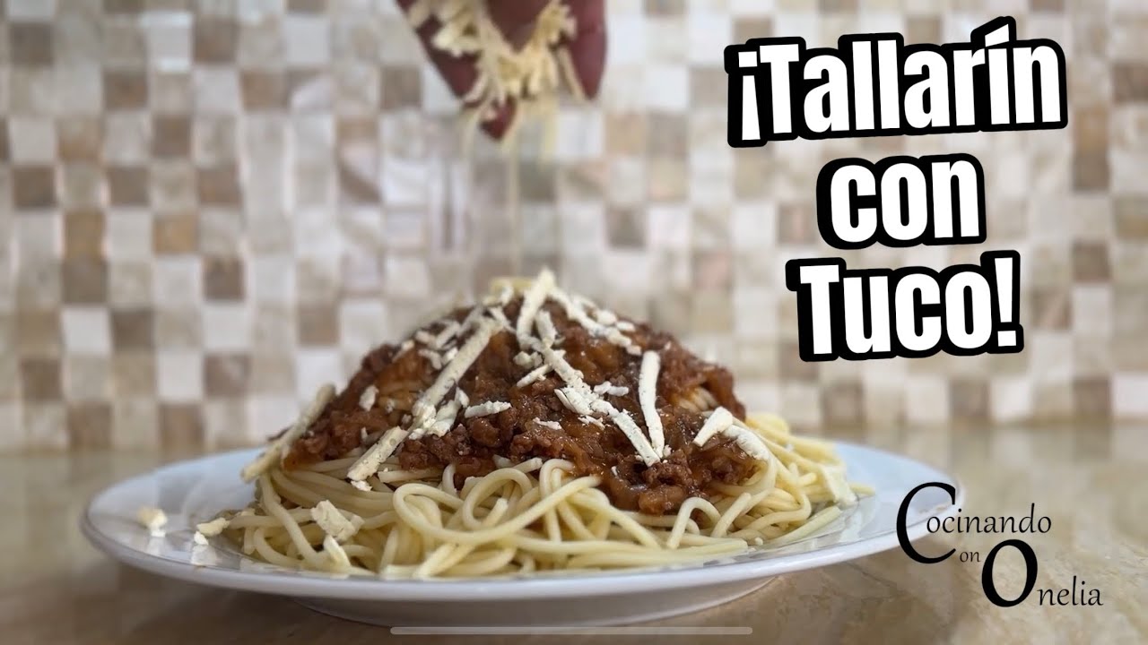 Hagamos un rico TALLARÍN CON TUCO