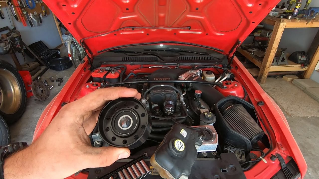 BPS Idler Pulley Install and Engine Bay Detail on the GT500