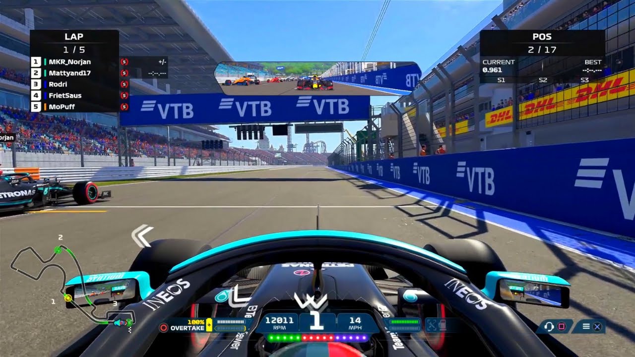 Never start at the front in multiplayer.. ~ F1 2021