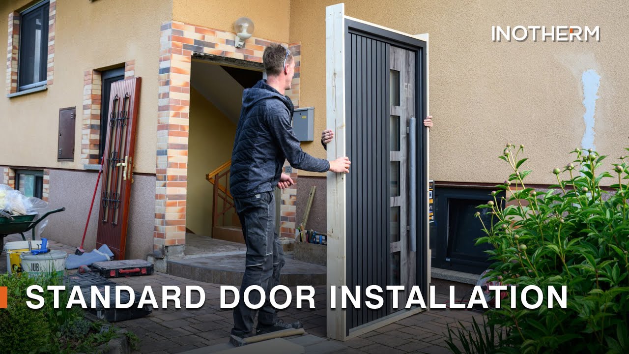 Standard installation of Inotherm entrance doors