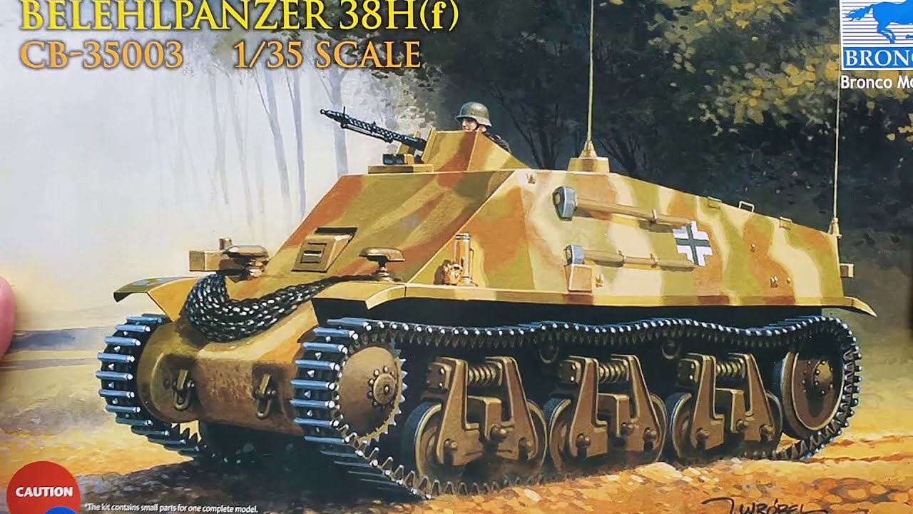 Bronco 1/35 Befehlspanzer 38H (f) - Kit Review