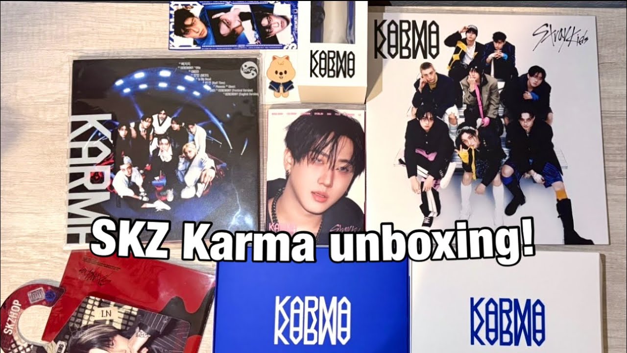 STRAY KIDS KARMA ALBUM UNBOXING (Multiple Versions!) 