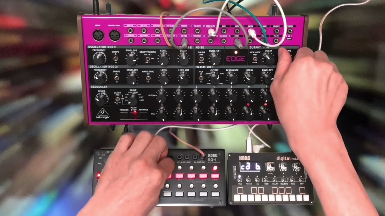 #156 Behringer EDGE, Korg NTS-1 mkII, Korg SQ-1