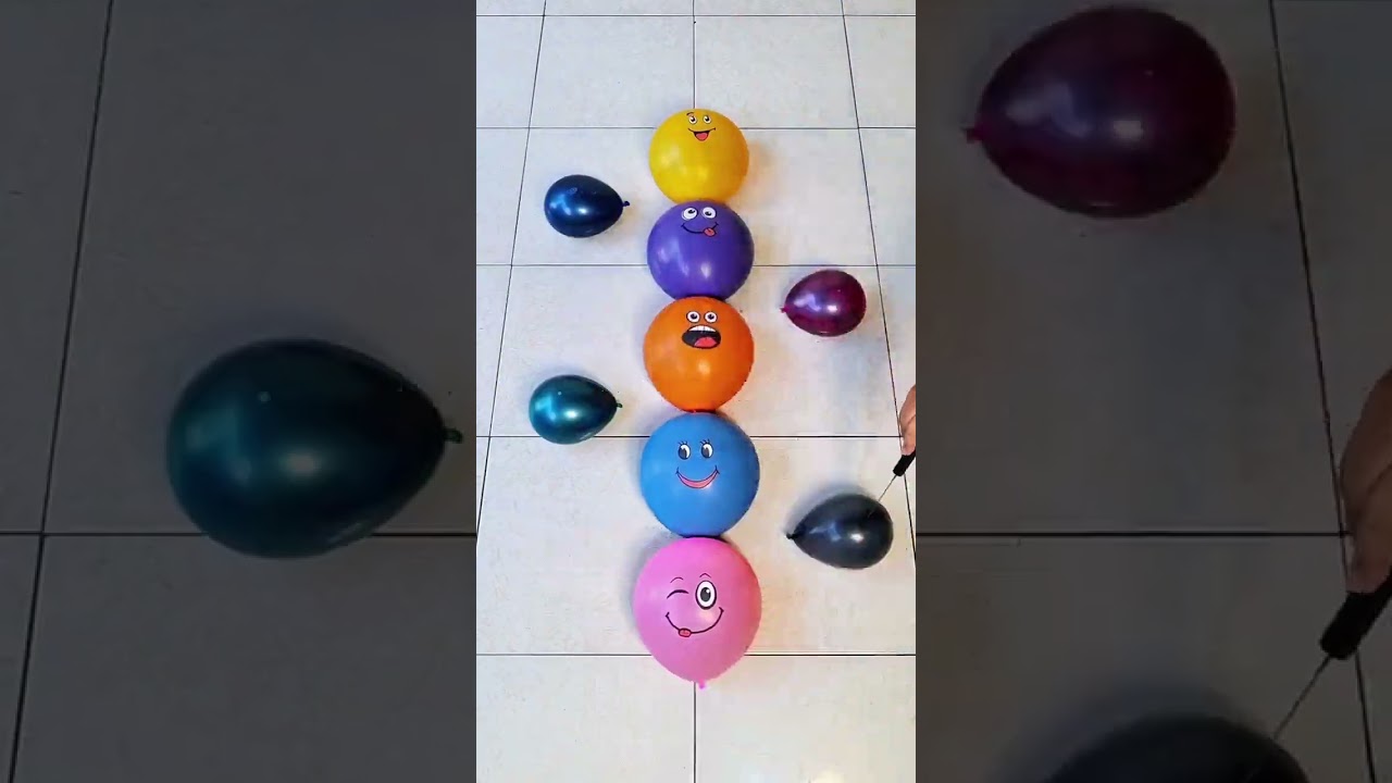 Compilation Popping Small Emoji & Polkadot Balloon Orbeez Part 75