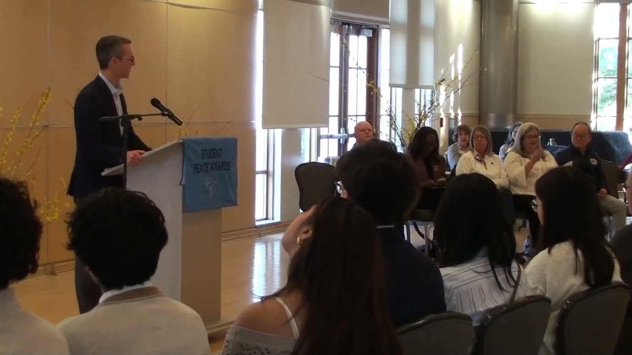 2026 Reception for the Student Peace Awards of Fairfax County