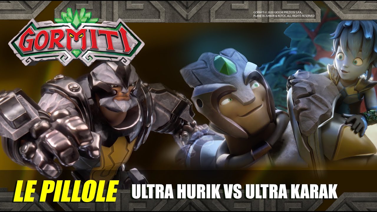 Gormiti | Le Pillole: Ultra Hurik Vs Ultra Karak