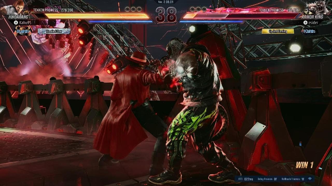 Hwoarang  vs Amour King - Ranked Match TEKKEN8