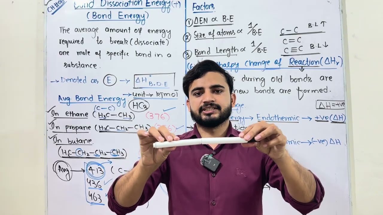 6.4 Bond Energy (Bond Dissociation Energy)& Enthalpy Changes (How to calculate enthalpy of water?) 