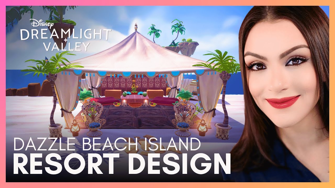 I Built a Dreamy Island Resort 🏝️ on My Dazzle Beach Floating Island! Disney Dreamlight Valley Tour