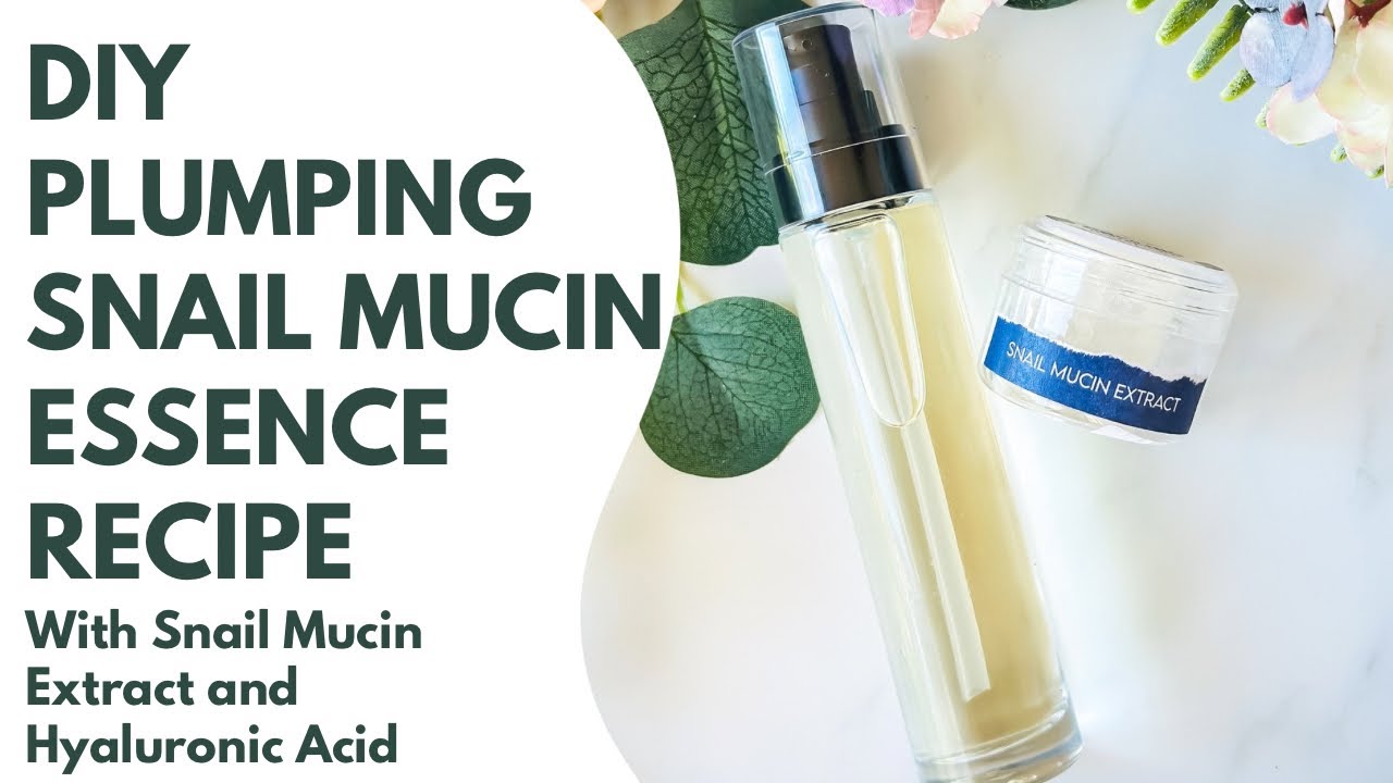SNAIL MUCIN ESSENCE RECIPE 🐌 💦 