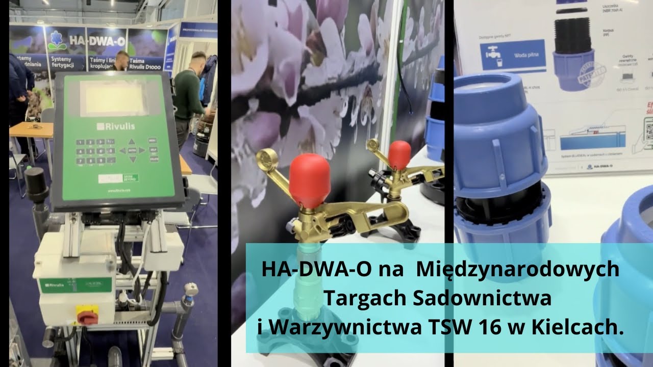 Systemy antyprzymrozkowe, systemy nawadniania i wszelkie akcesoria do wody TSW16 HA DWA O Kielce2026