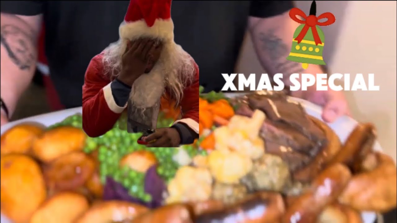 MASSIVE “ROASTZILLA” XMAS FOOD CHALLENGE