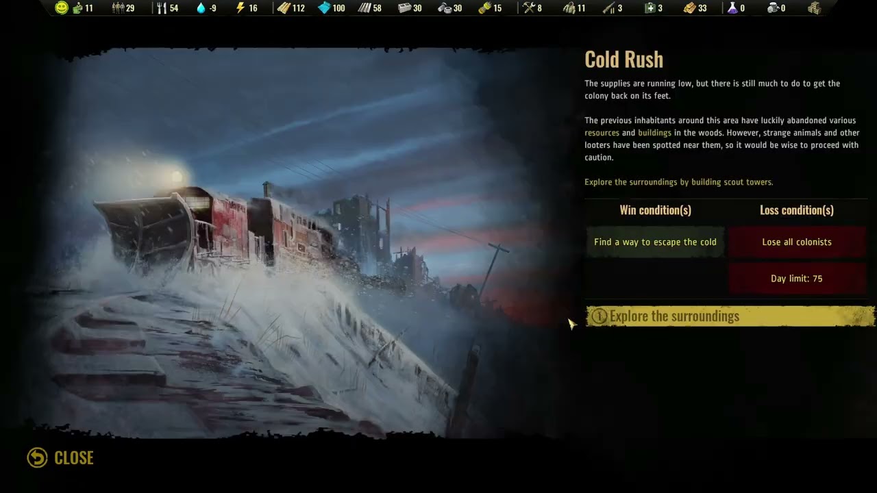 Surviving the Aftermath Complete Cold Rush in under 25 days