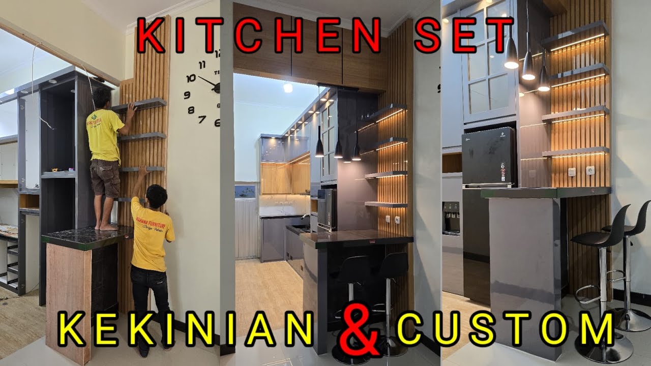 Jasa pembuatan kitchen set minimalis KEKINIAN