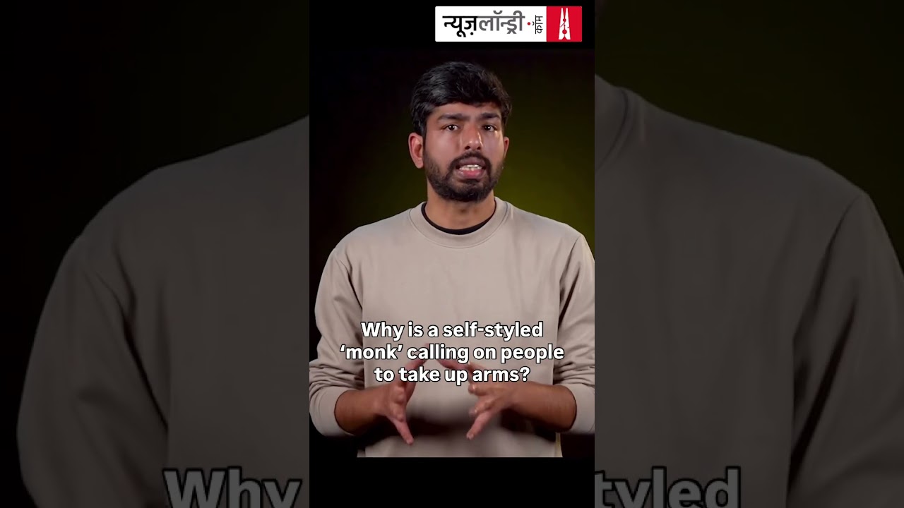 We asked the armed &lsquo;monk&rsquo; what no official dared to ask
