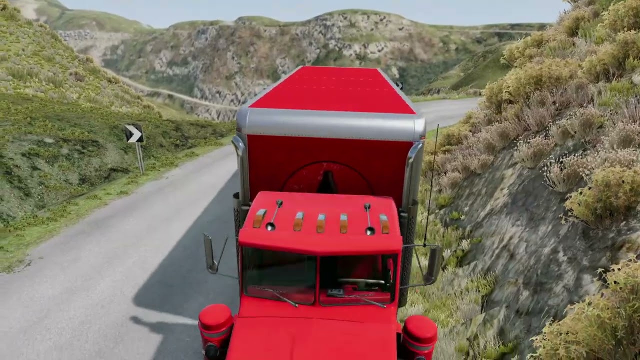 The ULTIMATE NO ENGINE Downhill Soapbox Racing In BeamNG.drive !  Truck and Car Crashes #11