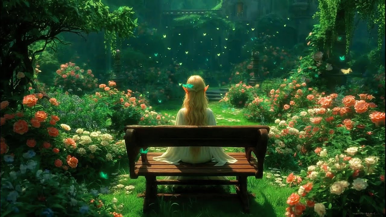 Calm Fantasy Music for Study & Relaxation | Lantern Glow in a Fairy Village