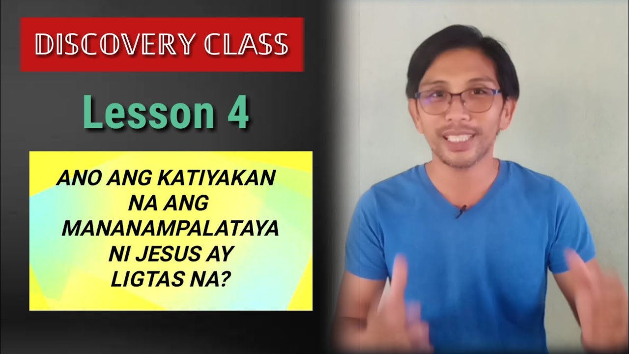 ANO ANG KATIYAKAN NA ANG MANANAMPALATAYA NI JESUS AY LIGTAS NA?