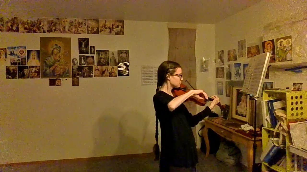 Anna Stafford's violin lessons; Mendelssohn's Hebrides Overture orchestral excerpt