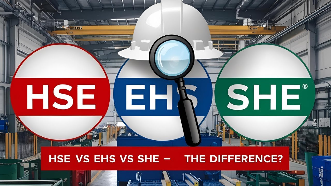 🚀 Understanding HSE, EHS, and SHE &ndash; What&rsquo;s the Difference?