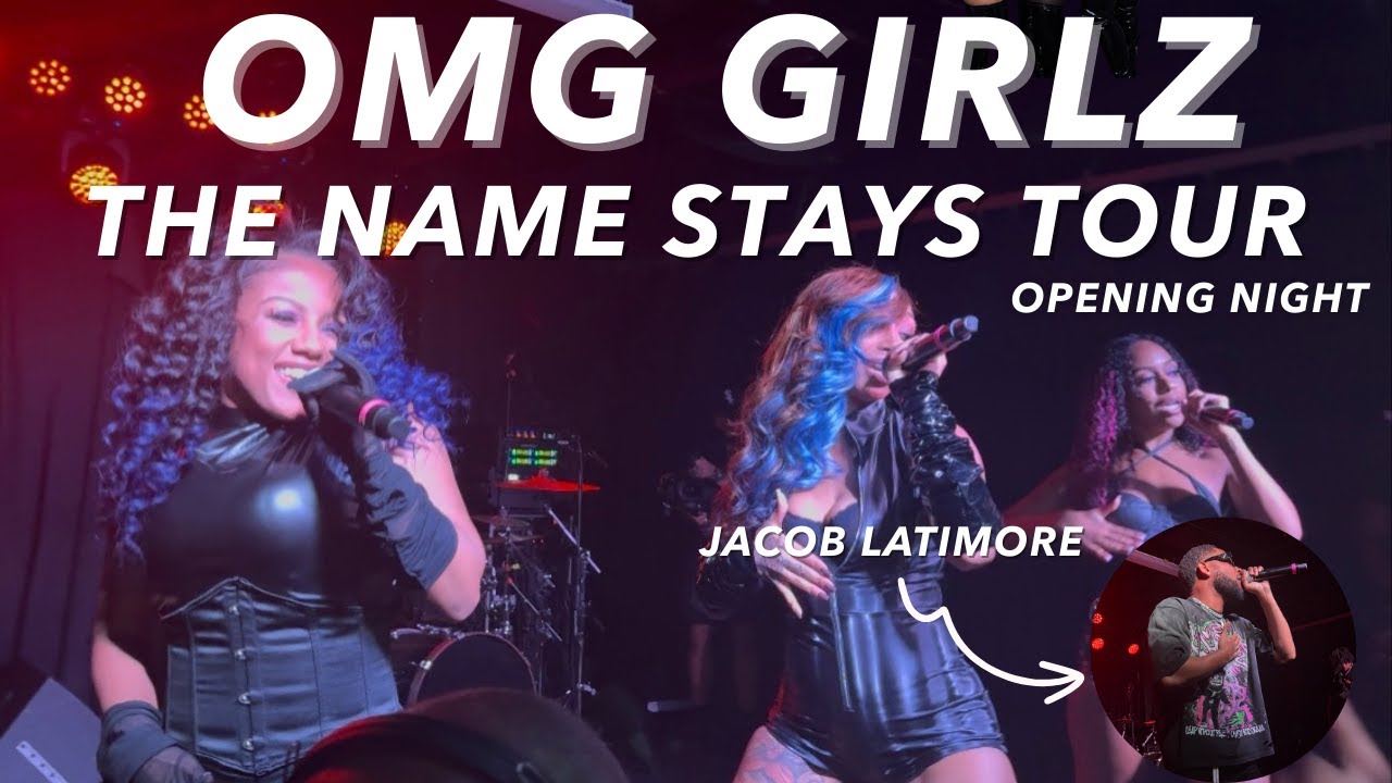 come with me to see the OMG GIRLZ ♡ | 'the name stays tour’ opening night in atlanta