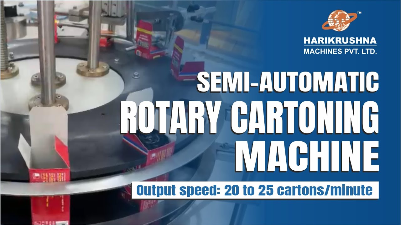 Semi-Automatic Rotary Cartoning Machine | Cartoning Machine by HMPL