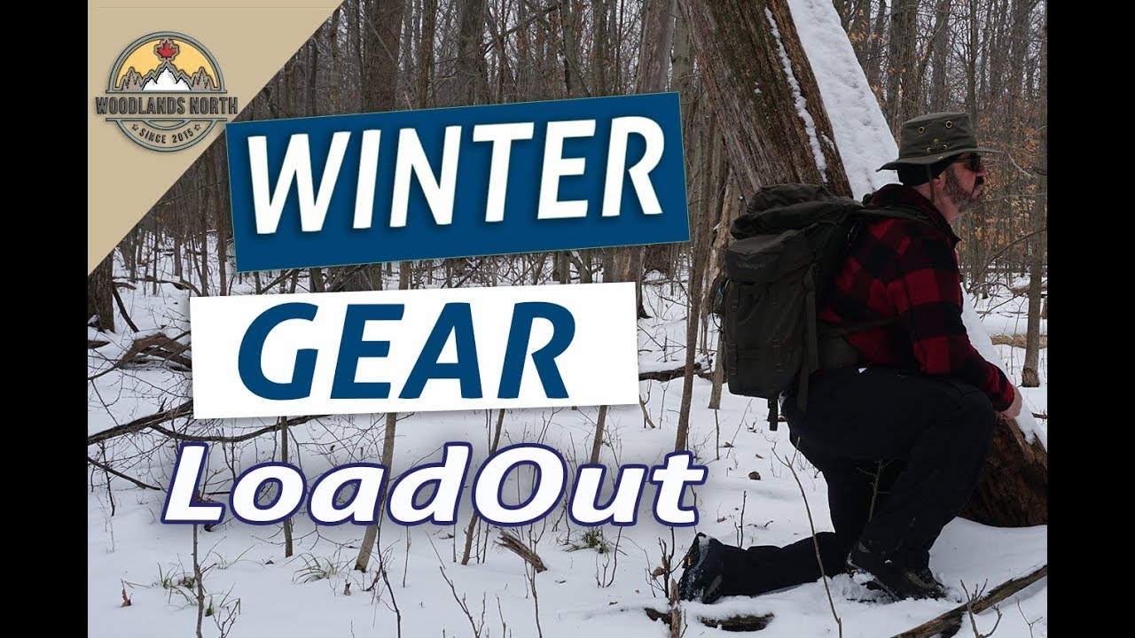 Full winter Backpacking gear loadout!