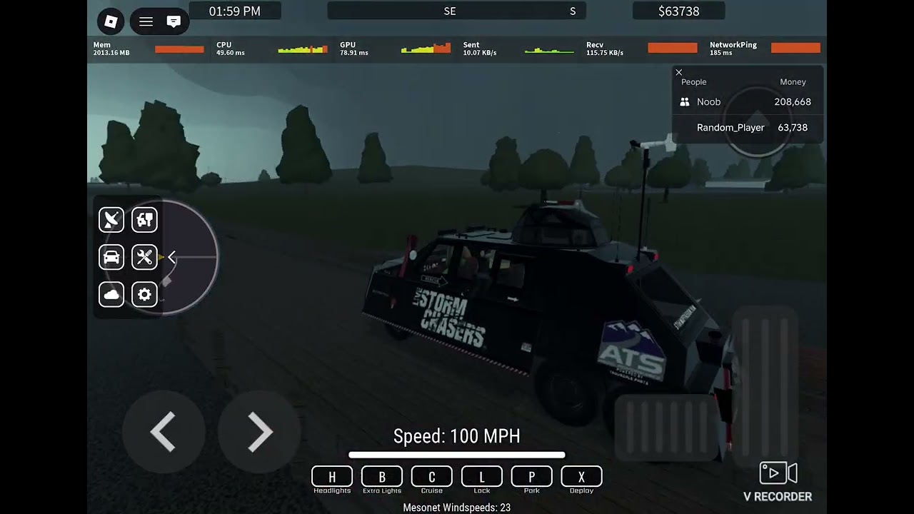 INSANE TORNADO INTERCEPT IN HELICITY! helicity gameplay with my friend